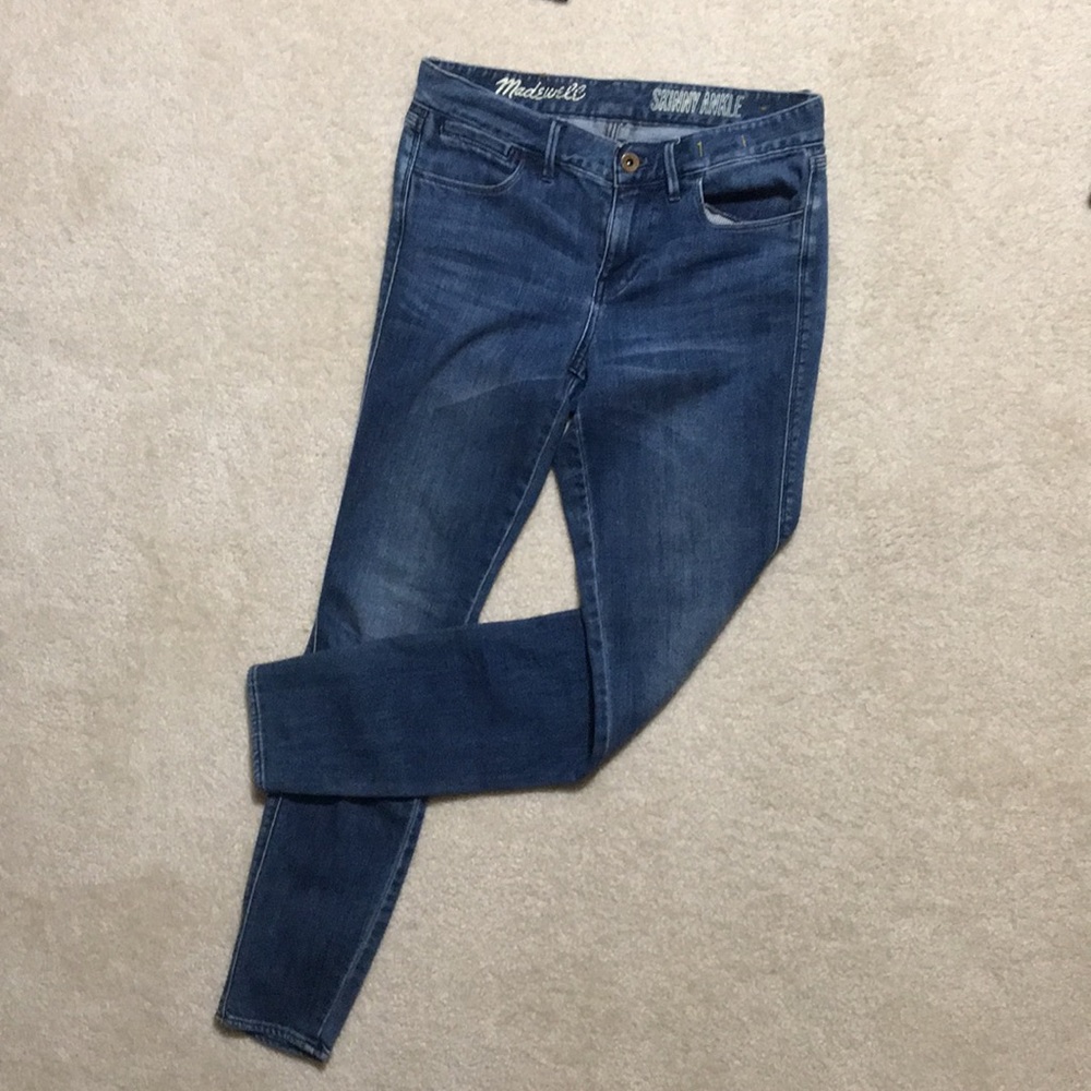 Madewell Skinny Ankle Blue Jeans